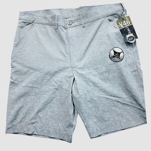 Blue Gray Lightweight Golf Shorts with 4-Way Stretch NWT